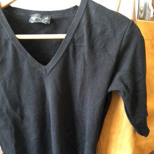 Agnes b. Paris elbow length short sleeve black